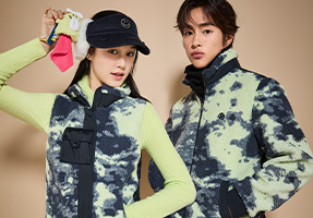 파리게이츠, 필드를 넘어 일상까지 ‘카모플라주 구스 다운 커플룩’ 인기